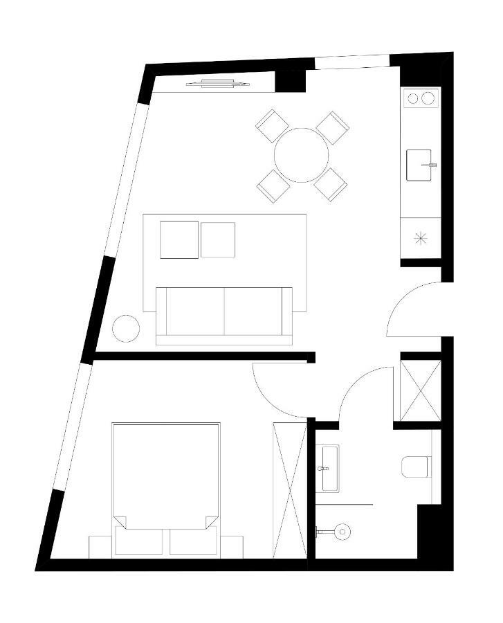Egh Waterlane Island Apartment Gdaňsk Exteriér fotografie